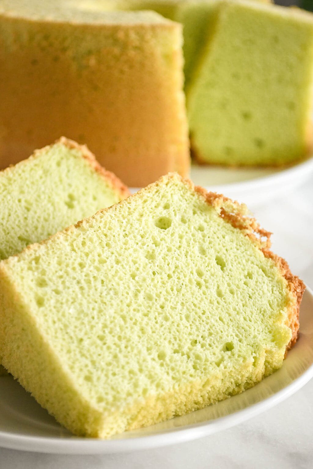 pandan chiffon cake