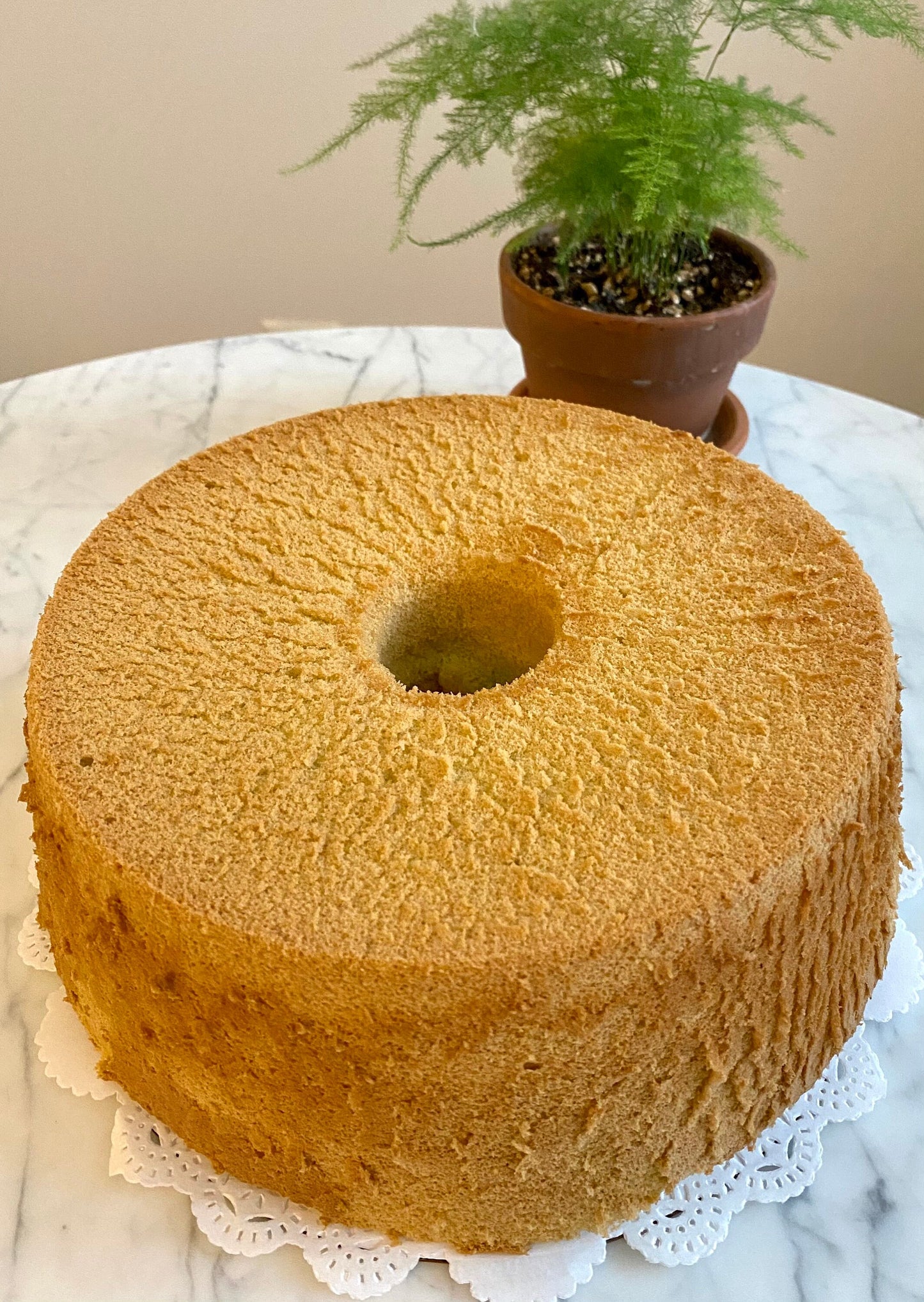 pandan chiffon cake